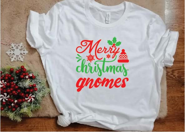 merry christmas gnomes SVG designer krishna 