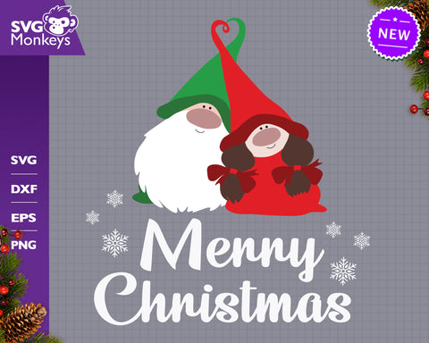 Merry Christmas Gnomes Svg, Gnomes In Love Svg, Gnomes Svg SVG SvgMonkeys 
