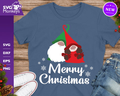 Merry Christmas Gnomes Svg, Gnomes In Love Svg, Gnomes Svg SVG SvgMonkeys 