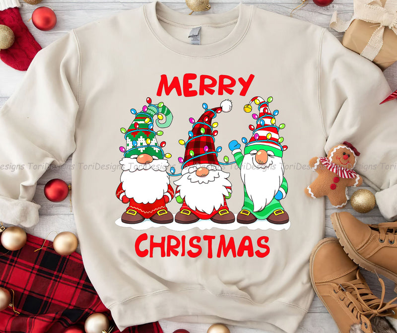Merry Christmas Gnomes Xmas Sublimation Design Download Sublimation ToriDesigns 