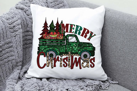 Merry Christmas Green Car Sublimation Sublimation Jagonath Roy 