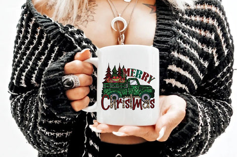 Merry Christmas Green Car Sublimation Sublimation Jagonath Roy 