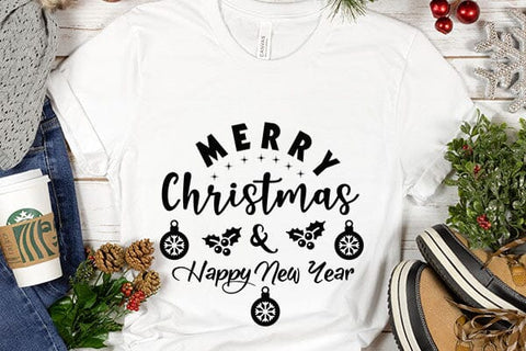 Merry Christmas & Happy New Year SVG Angelina750 