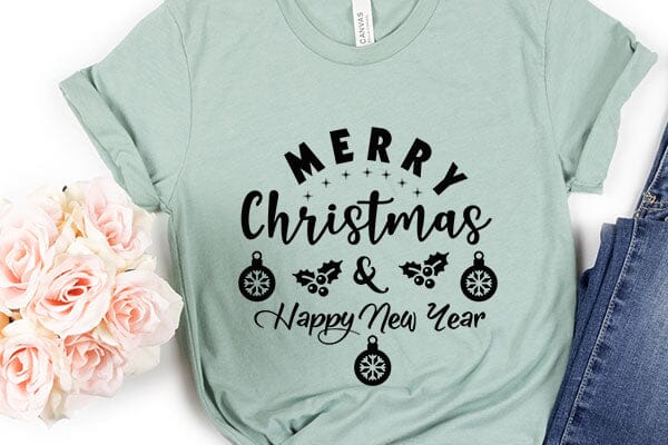 Merry Christmas & Happy New Year SVG Angelina750 
