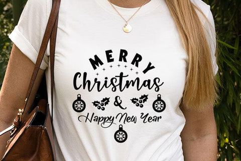 Merry Christmas & Happy New Year SVG Angelina750 