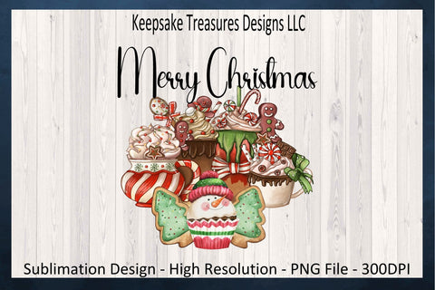 Merry Christmas Latte Drinks, PNG Sublimation Christmas Tee, Seasonal Latte Home Decor, Latte DIY Printable Christmas Kitchen Sign Sublimation Keepsake Treasures Designs LLC. 