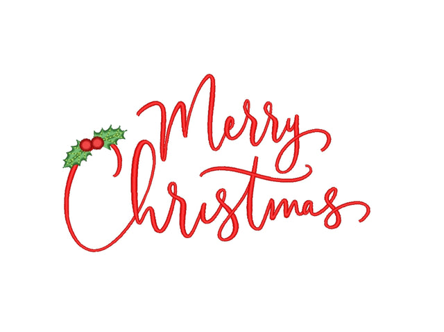 Merry Christmas Machine Embroidery Design Embroidery/Applique DESIGNS Nino Nadaraia 