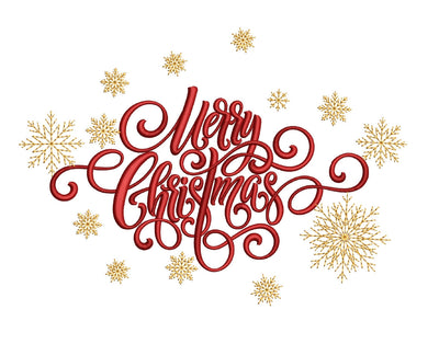 Merry Christmas Machine Embroidery Design Embroidery/Applique DESIGNS Nino Nadaraia 