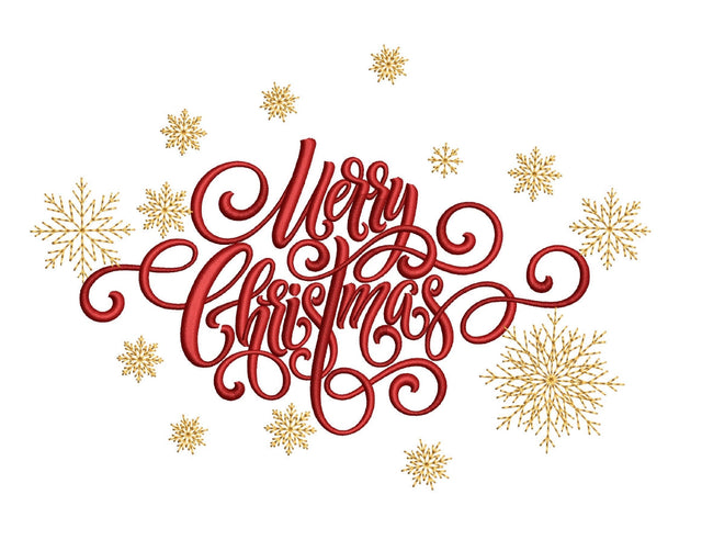 Merry Christmas Machine Embroidery Design Embroidery/Applique DESIGNS Nino Nadaraia 