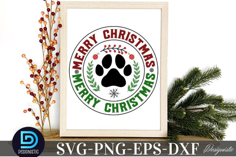 Merry christmas, Mega Christmas Dog SVG Bundle SVG DESIGNISTIC 