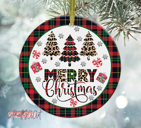 Merry Christmas Ornament Png, Round Christmas Ornament, PNG Instant Download, Xmas Ornament Sublimation Designs Downloads Sublimation CaldwellArt 
