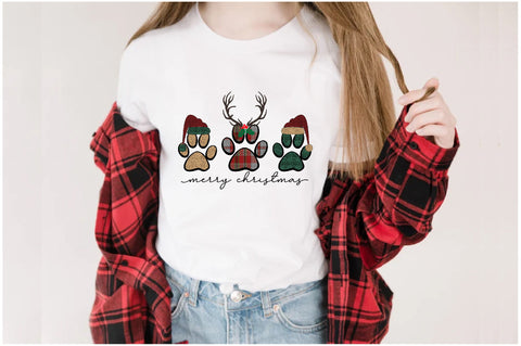 Merry Christmas Paws Sublimation Sublimation Jagonath Roy 