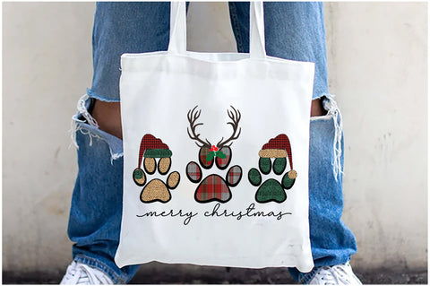 Merry Christmas Paws Sublimation Sublimation Jagonath Roy 