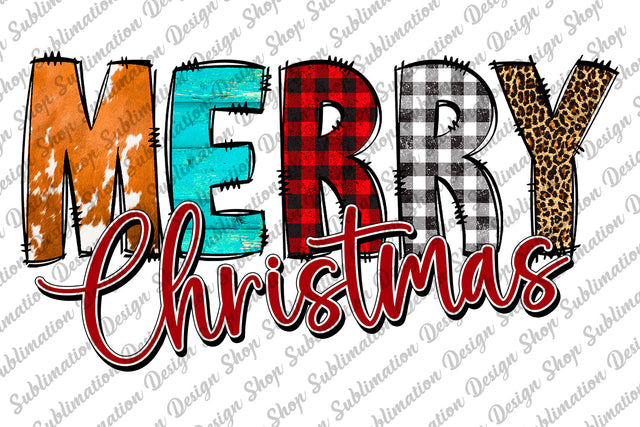 Merry Christmas Png, Christmas Sublimation, Christmas Png, Leopard Cowhide Png, New Year Png, Sublimation Designs Download, Digital Download Sublimation SublimationDesignShop 