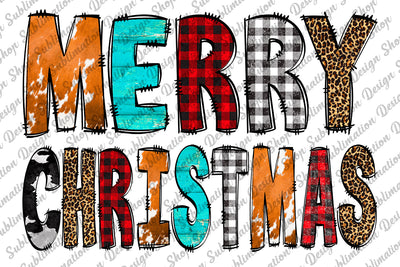 Merry Christmas Png, Christmas Sublimation, Christmas Png, Leopard Cowhide Png, New Year Png, Sublimation Designs Download, Digital Download Sublimation SublimationDesignShop 