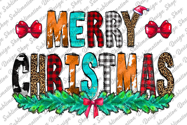 Merry Christmas Png, Christmas Sublimation, Christmas Png, Leopard Png, Buffalo Plaid Png, New Year Png, Sublimation Design,Digital Download Sublimation SublimationDesignShop 