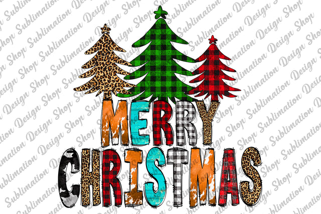 Merry Christmas Png, Christmas Sublimation, Christmas Trees Png, Leopard Cowhide, New Year Png, Plaid, Sublimation Designs, Digital Download Sublimation SublimationDesignShop 