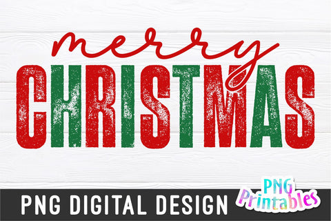 Merry Christmas png - Christmas Sublimation - png Print File For Sublimation Or Print - Digital Download Sublimation Svg Cuttables 
