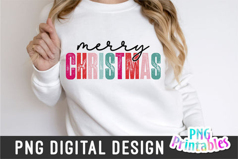 Merry Christmas png - Christmas Sublimation - png Print File For Sublimation Or Print - Digital Download Sublimation Svg Cuttables 