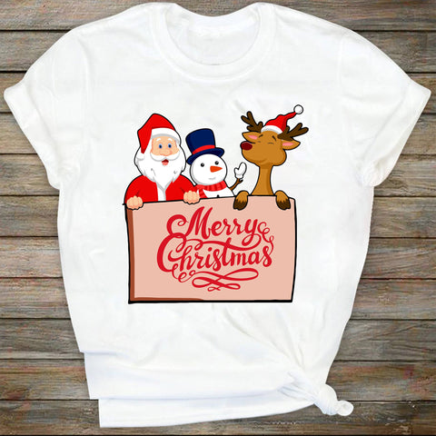 Merry Christmas Png, Santa Claus svg, Reindeer, Snowman, Holiday Winter svg, Retro Christmas, Christmas Design, Sublimation File SVG DiamondDesign 