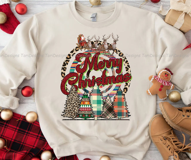 Merry Christmas PNG Sublimation Design Download Sublimation ToriDesigns 