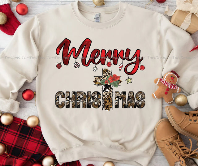 Merry Christmas PNG Sublimation Design Download Sublimation ToriDesigns 