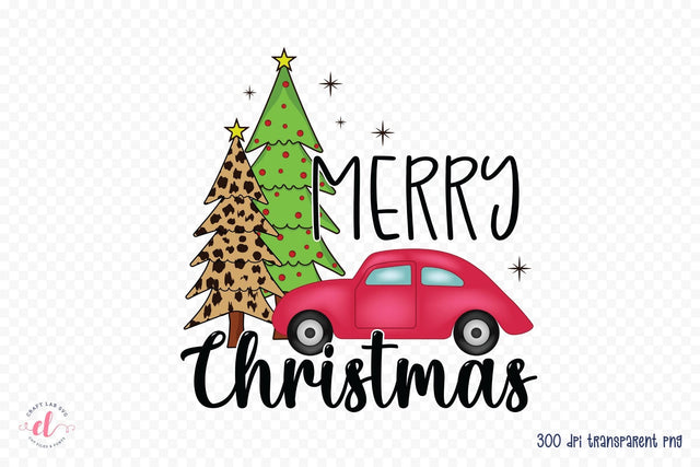 Merry Christmas PNG Sublimation Design Sublimation CraftLabSVG 