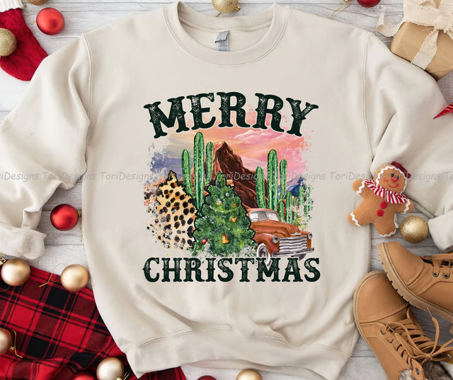 Merry Christmas PNG Sublimation Design Sublimation ToriDesigns 