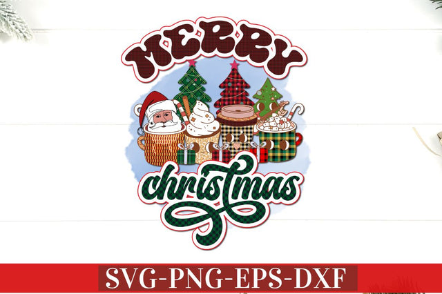 Merry Christmas PNG Sublimation DESIGNISTIC 