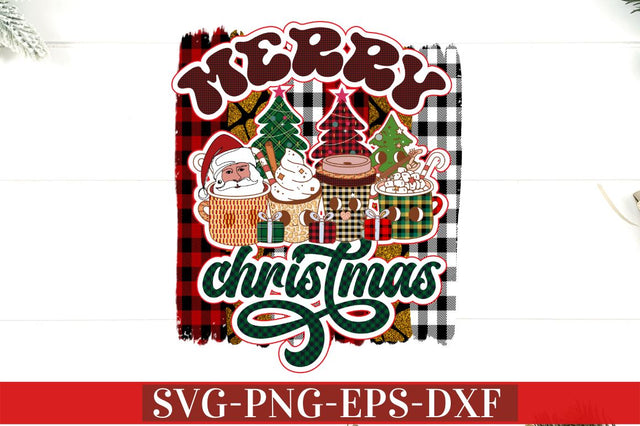 Merry Christmas PNG Sublimation DESIGNISTIC 