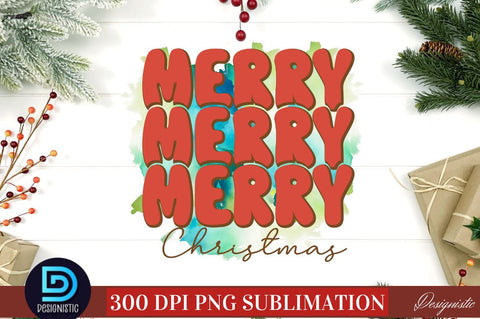 merry christmas PNG Sublimation DESIGNISTIC 