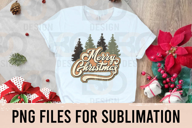Merry Christmas PNG Sublimation, Vintage Merry Christmas, Retro Merry Christmas, Designs Downloads, Merry Christmas Download SVG BOO-design 