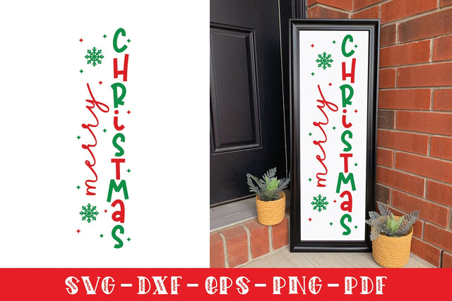 Merry Christmas Porch Sign SVG Cut File SVG CraftLabSVG 