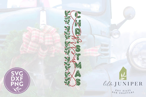 Merry Christmas Porch Sign SVG SVG LilleJuniper 