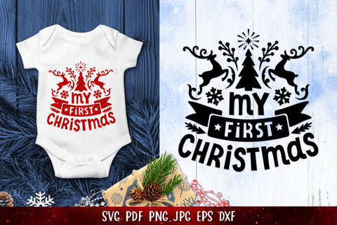 Merry Christmas Quote Bundle SVG | Christmas Round Sign SVG SVG goodfox86 