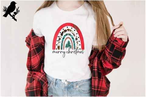 Merry Christmas Rainbow Sublimation Sublimation Jagonath Roy 