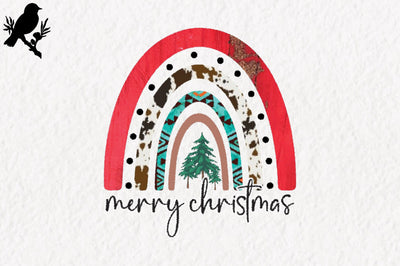 Merry Christmas Rainbow Sublimation Sublimation Jagonath Roy 