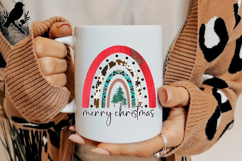 Merry Christmas Rainbow Sublimation Sublimation Jagonath Roy 