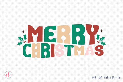 Merry Christmas, Retro Christmas SVG SVG CraftLabSVG 