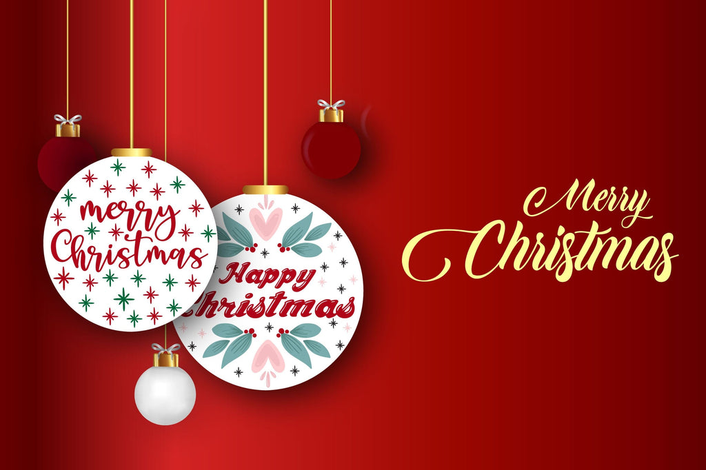 Merry Christmas Round Design Bundle - So Fontsy