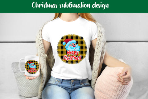 Merry Christmas Santa Claus sublimation design Sublimation Svetana Studio 