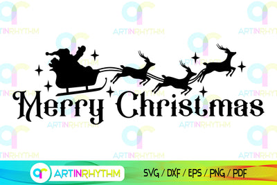 Merry Christmas, Santa Claus SVG Artinrhythm shop 