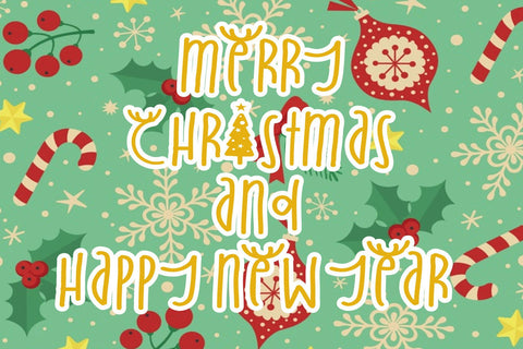 Merry Christmas Santa Font goodigital_13 