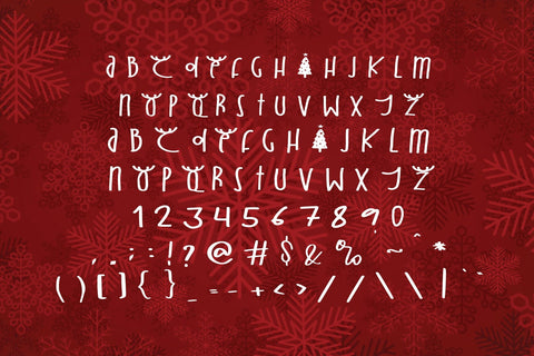 Merry Christmas Santa Font goodigital_13 