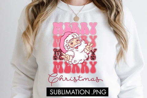 Merry Christmas Santa PNG Sublimation Sublimation Freeling Design House 