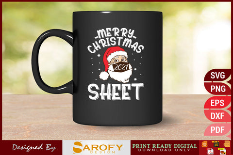 Merry Christmas Sheet Design SVG File SVG Sarofydesign 