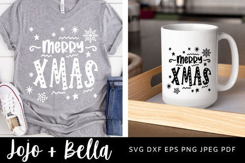 Merry Christmas Shirt Svg, Christmas Svg, Shirt Svg, Christmas Gift png, Christmas Sign DXF, Christmas Svgs, Christmas Shirt PNG SVG Jojo&Bella 