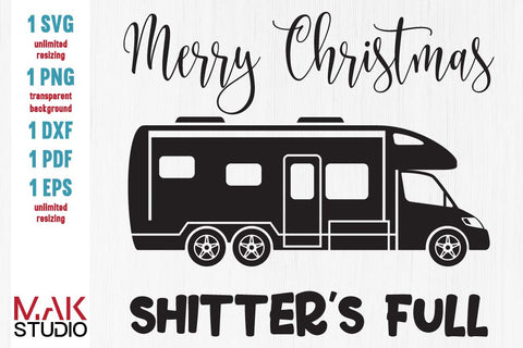 Merry Christmas shitters full svg, Christmas vacation svg, Christmas svg, Funny christmas svg, Christmas vacation cut file SVG MAKStudion 