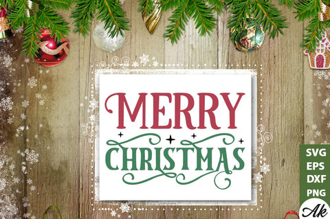 Merry christmas Sign Making SVG SVG akazaddesign 