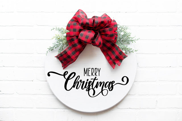 Merry Christmas Sign SVG SVG Coffee and Chaos 